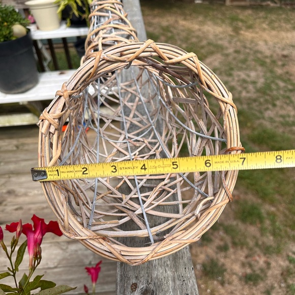 Vintage Cornucopia Basket Horn of Plenty 18” Fall Thanksgiving Centerpiece - Picture 9 of 9